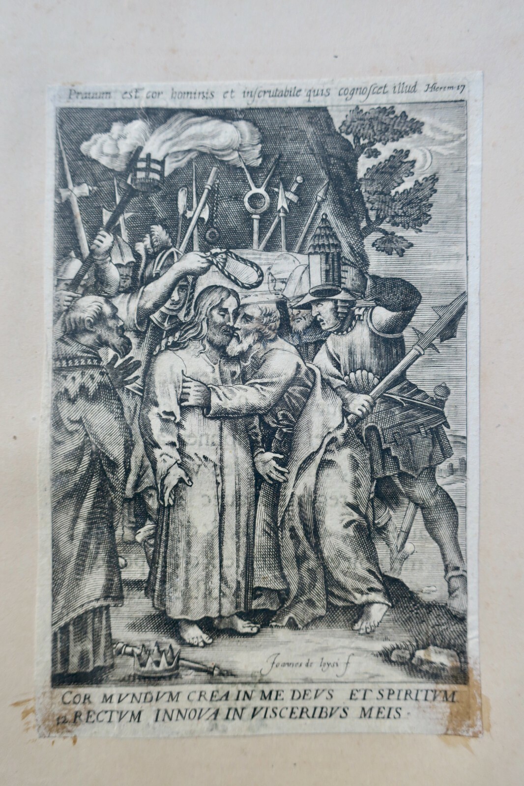 Gravure pieuse 16 ème Joannes de Loysi – Image 5