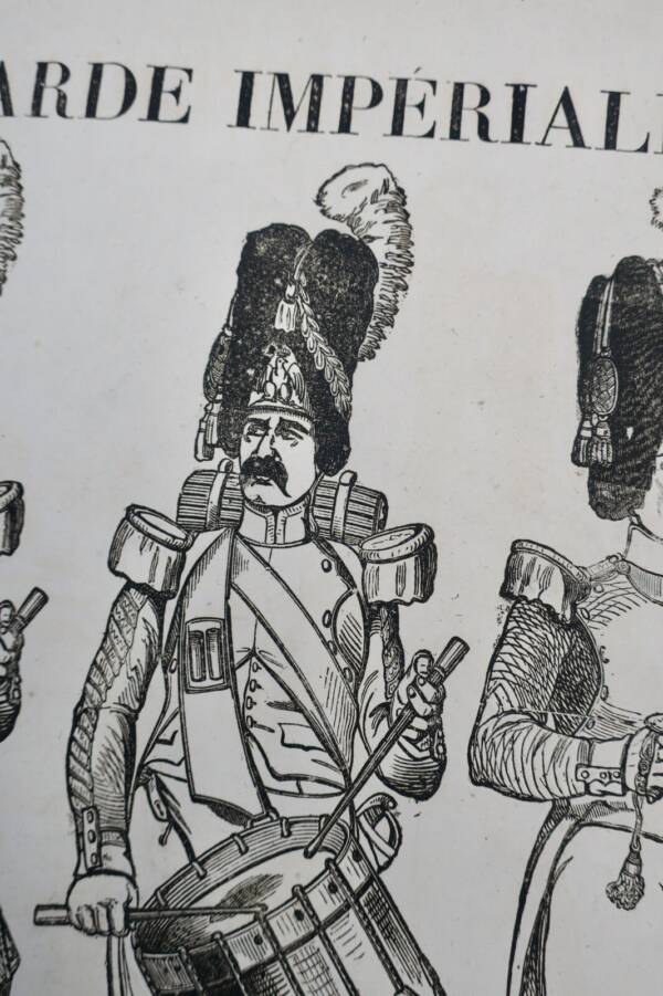 帝国衛兵の鋼版画