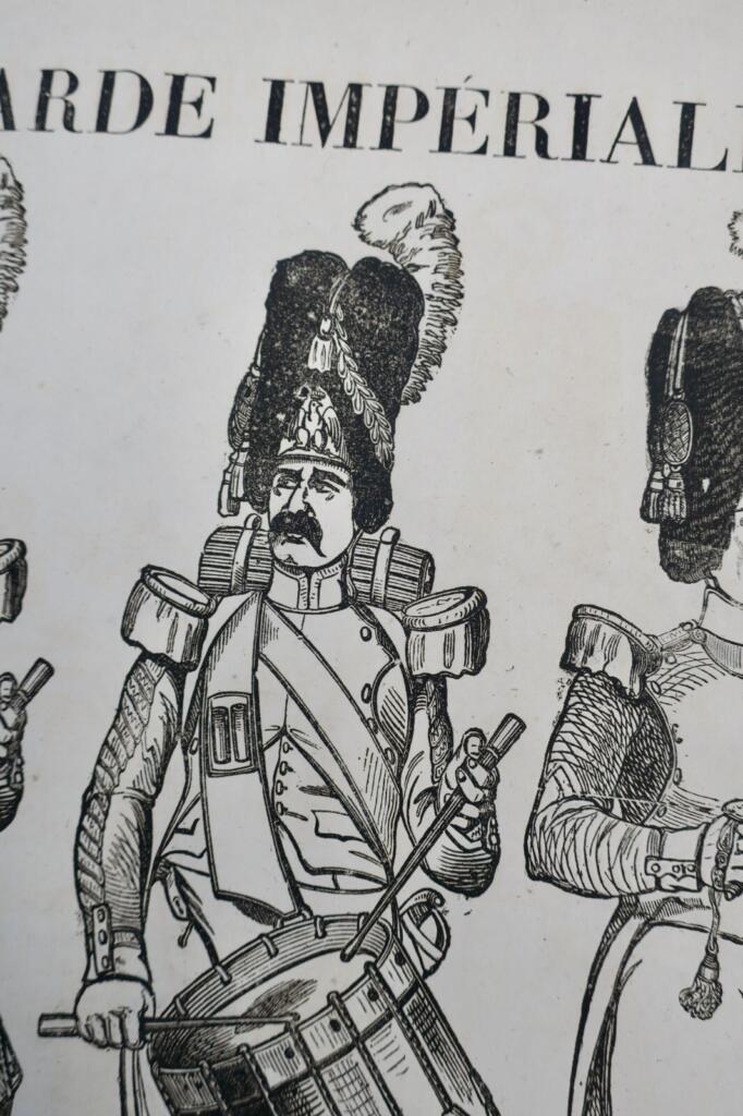Stichgraphik der Imperialen Garde