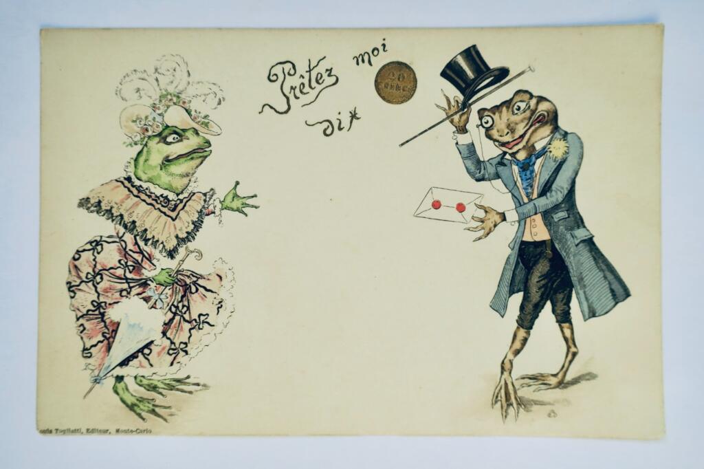 Ein Antrag auf zehn Francs