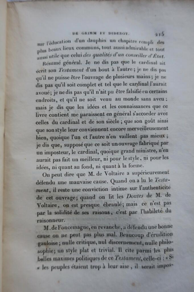Unpublished letters between Grimm and Diderot