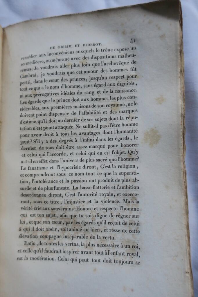 Unpublished letters between Grimm and Diderot