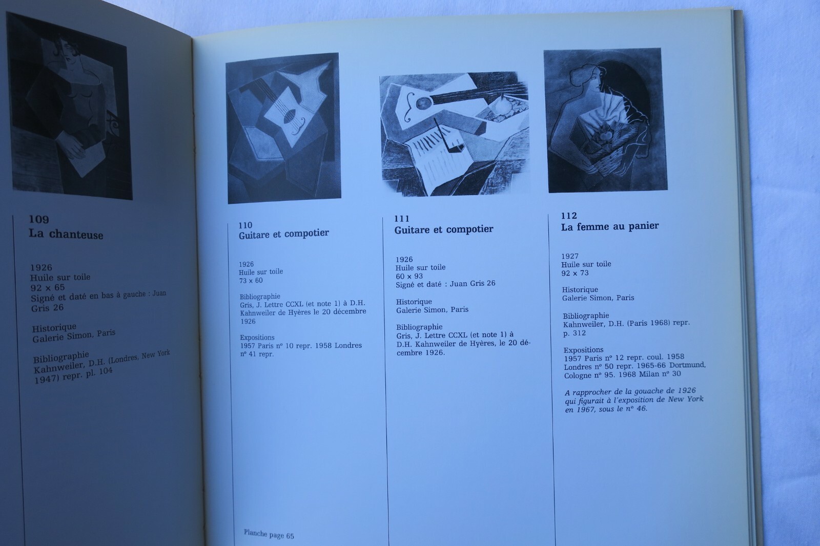 Ausstellungskatalog für Juan Gris<span class="lla-card-orig-wrap"><span class="lla-card-orig">❦ GRIS (Juan) Catalogue d’exposition. Juan Gris 1974</span></span> - La Librairie Antique