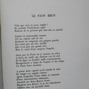 Guéguen La Chasse du Faon rose + dédicace