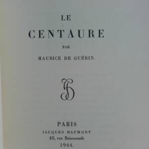 GUERIN Le Centaure 1944