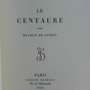 GUERIN Le Centaure 1944
