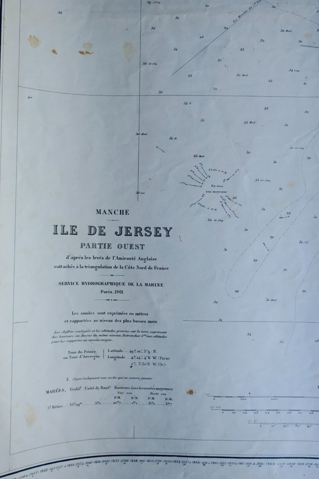 Guernesey Jersey 4 cartes marines – Image 7