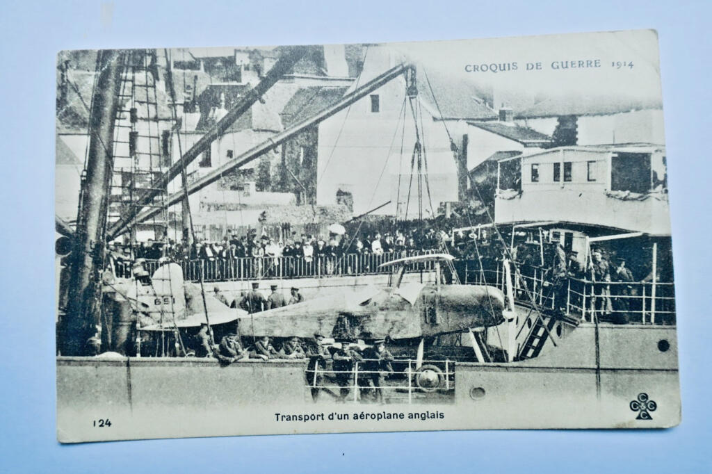 Krieg Verkehr Eines Flugzeug Anglais