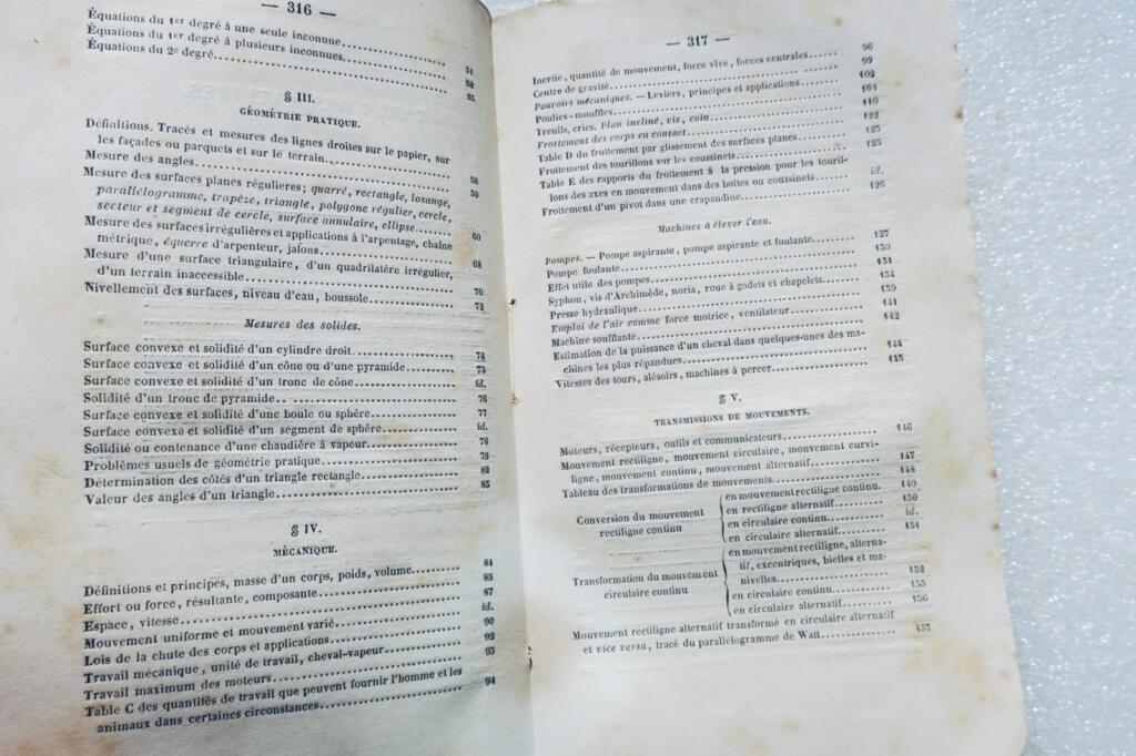 Führer der praktischen Mechanik, Vorangestellt die elementaren Begriffe der Arithmetik 1848