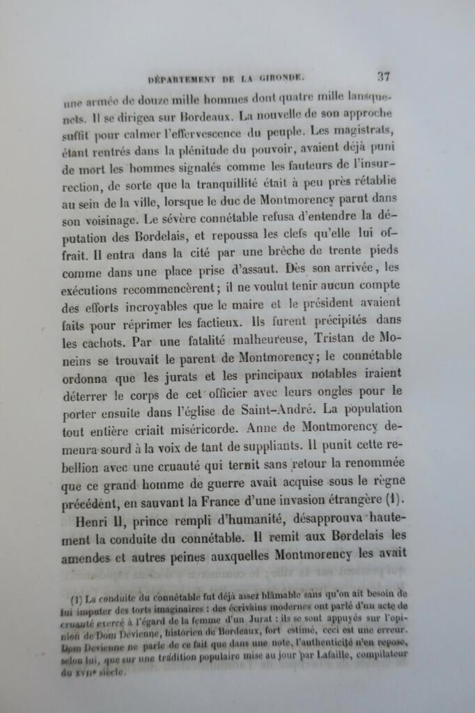 Guienne, le Languedoc et la Provence divisés en département 1852