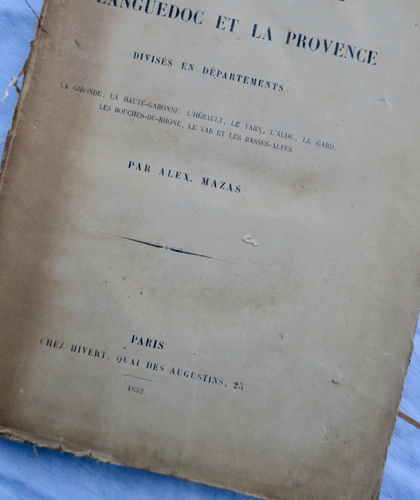 Guienne, le Languedoc et la Provence divisés en département 1852