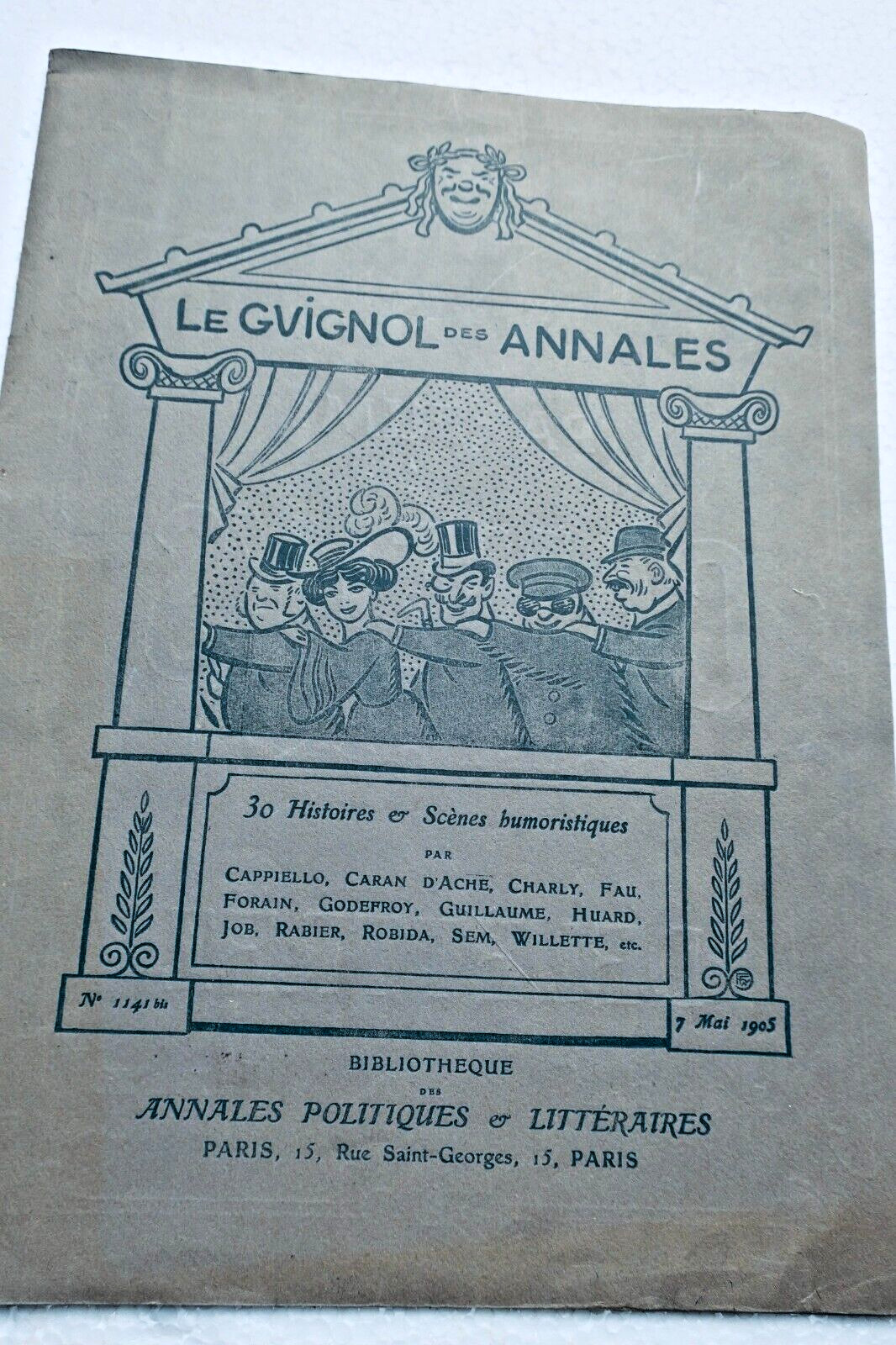Guignol Des Annales. N°1141 Bis. ANNALES POLITIQUES ET LITTERAIRES 1905