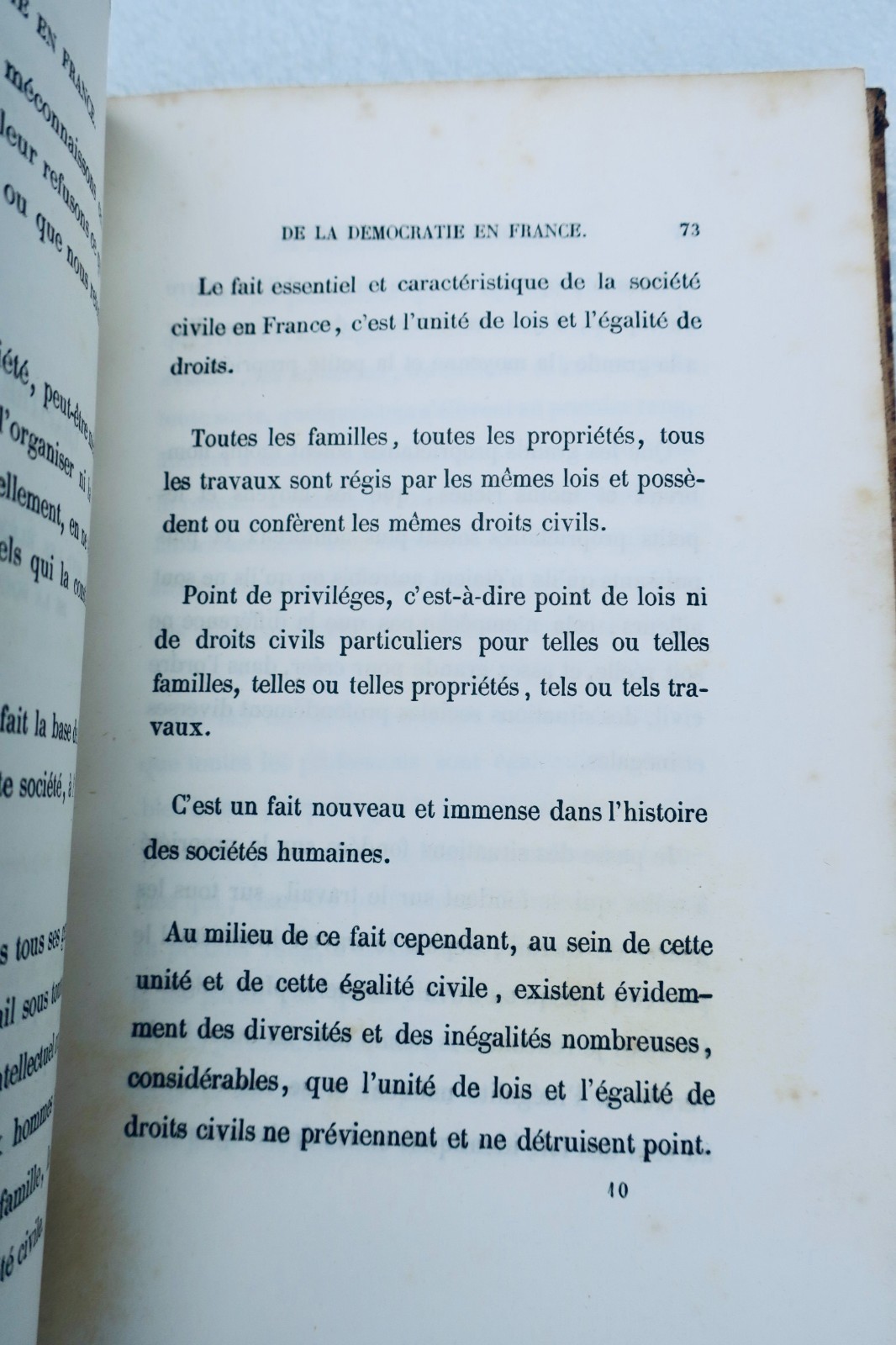 GUIZOT DE LA DEMOCRATIE EN FRANCE (JANVIER 1849) – Image 5
