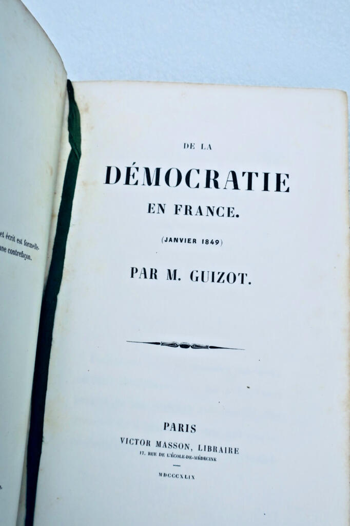 Guizot on Democracy in France (January 1849)