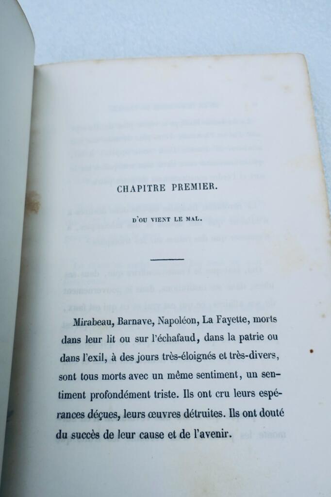 Guizot on Democracy in France (January 1849)
