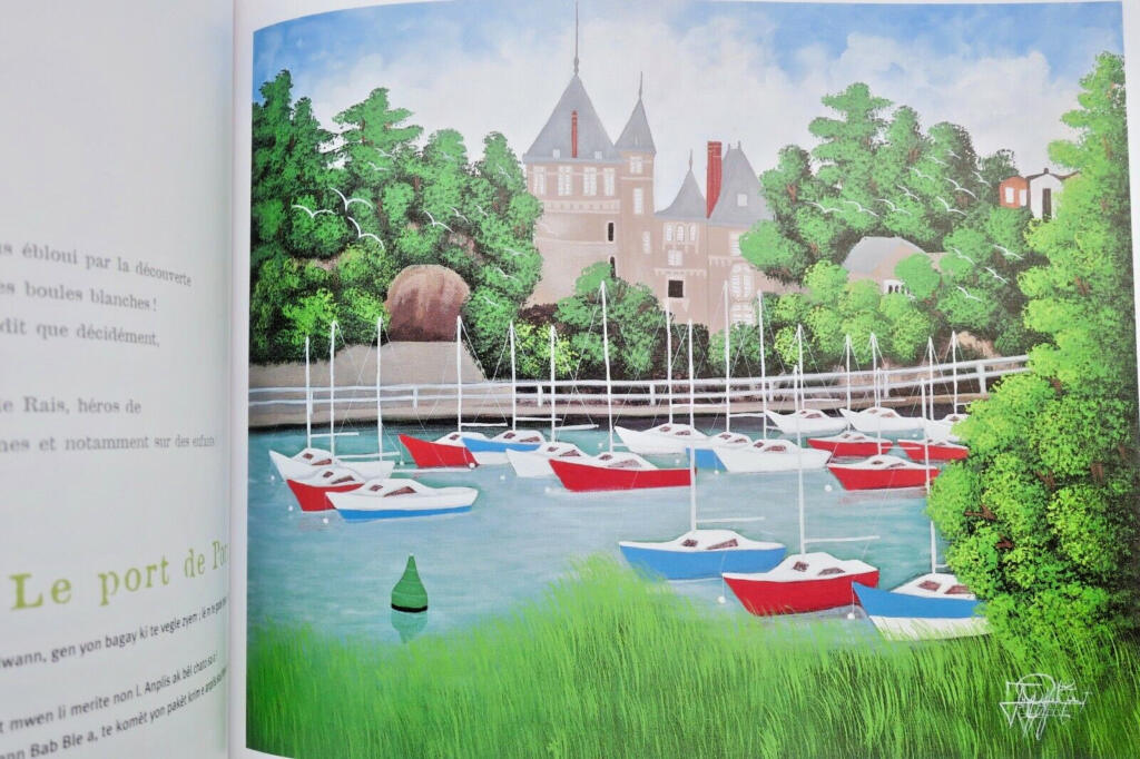 Reise eines haitianischen Malers in der Bretagne