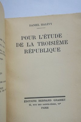 Study of the Third Republic