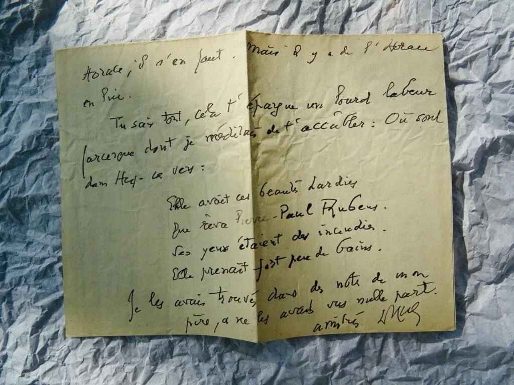 Eigenhändiger Brief