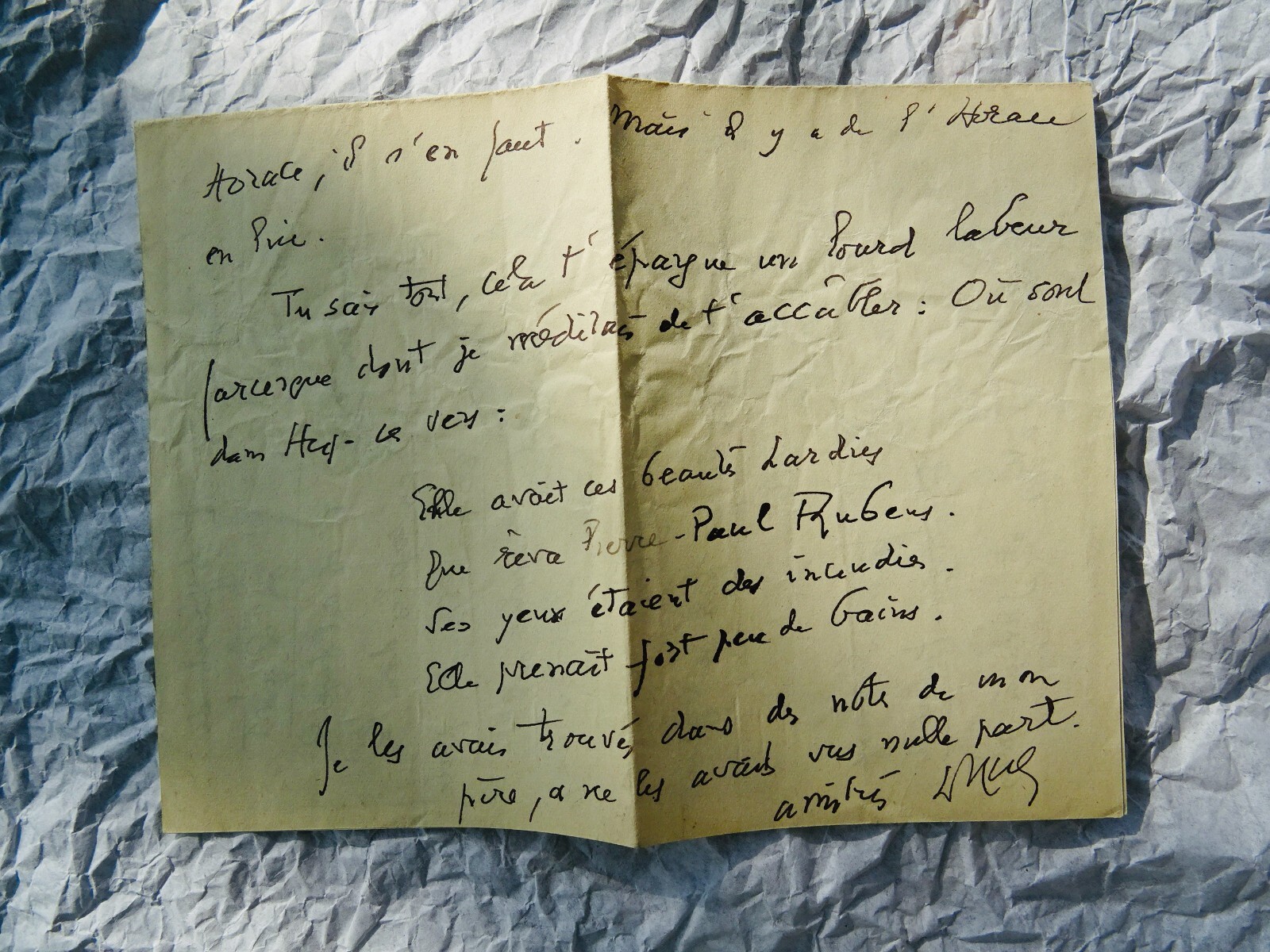 Halevy Lettre autographe – Image 3