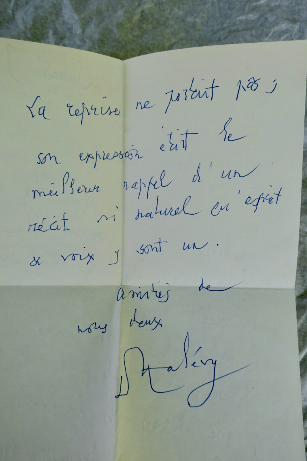 Halevy Lettre autographe au poète Fernand Gregh - La Librairie Antique