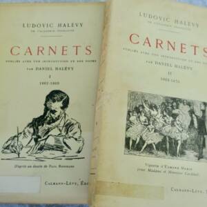 HALÉVY (Ludovic). Carnets, publiés avec une introduction et des notes