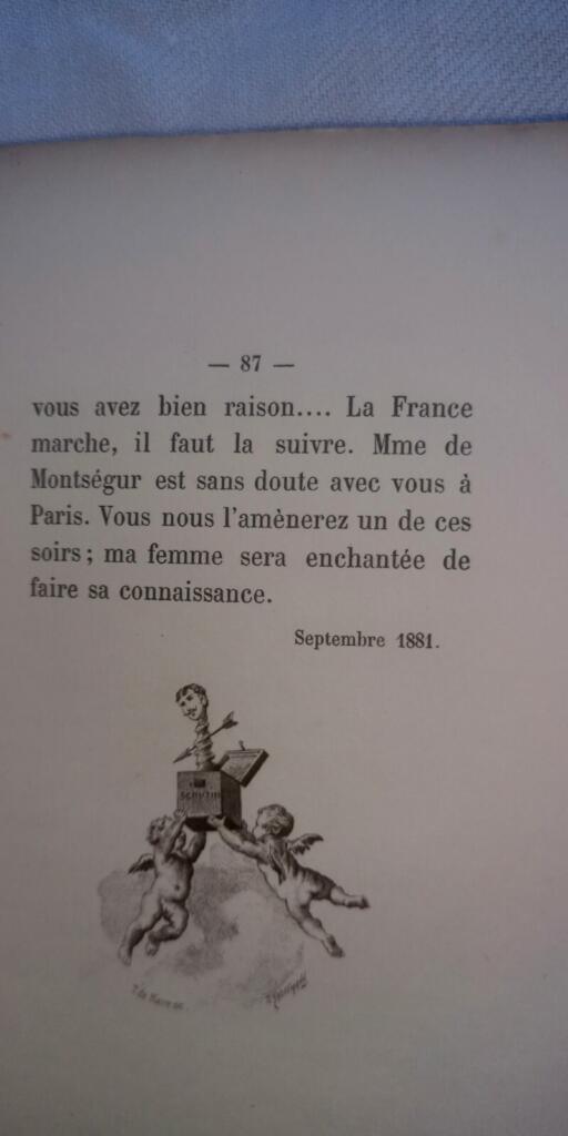 HALEVY Trois coups de foudre 1886 + envoi