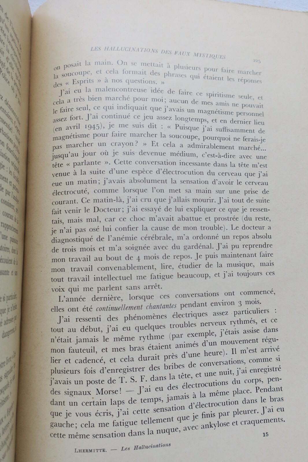 hallucinations clinique et physiopathologie 1951 - La Librairie Antique