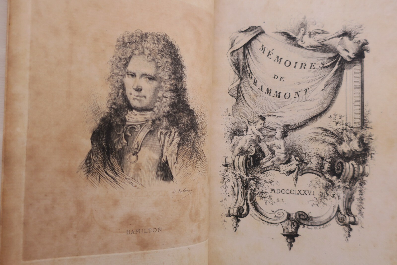 Hamilton Mémoires du chevalier de Grammont 1876 - Image 5