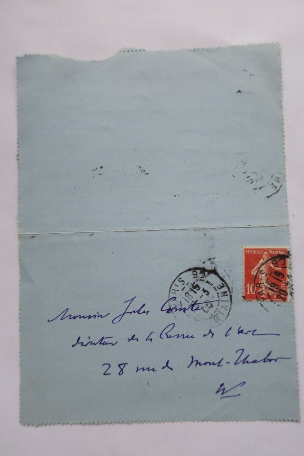 Beautiful signed letter