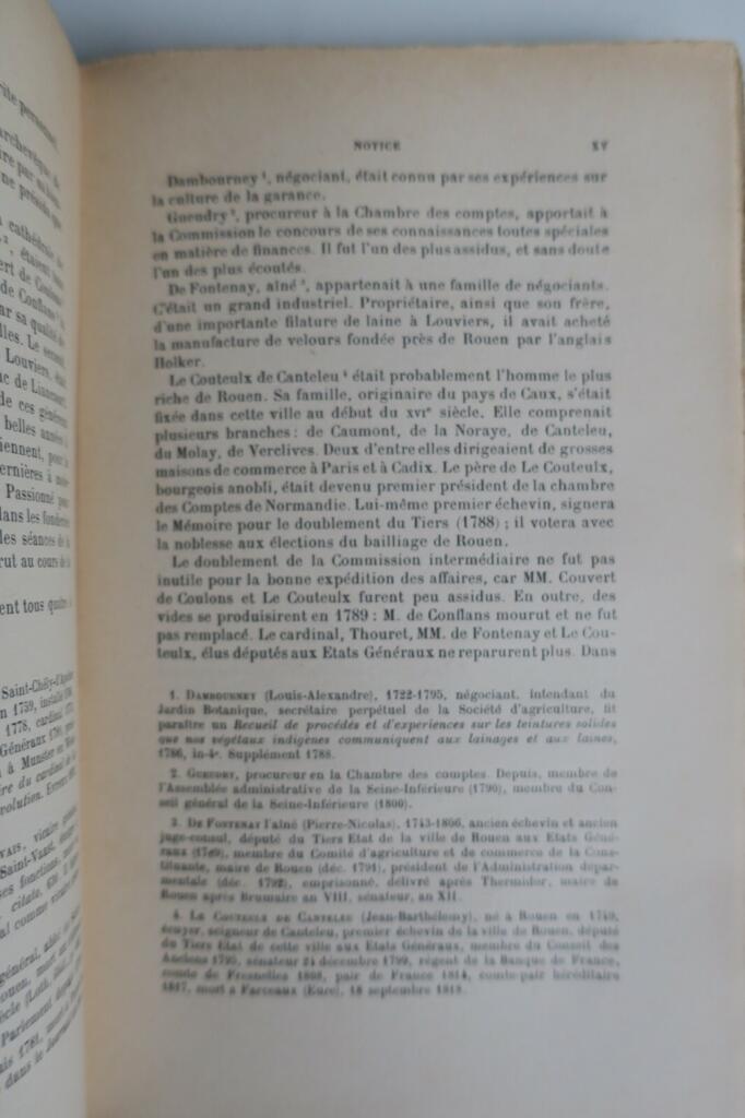 haute-Normandie Procès-verbal de la Commission intermédiaire de l&rsquo;Assemblée 1787