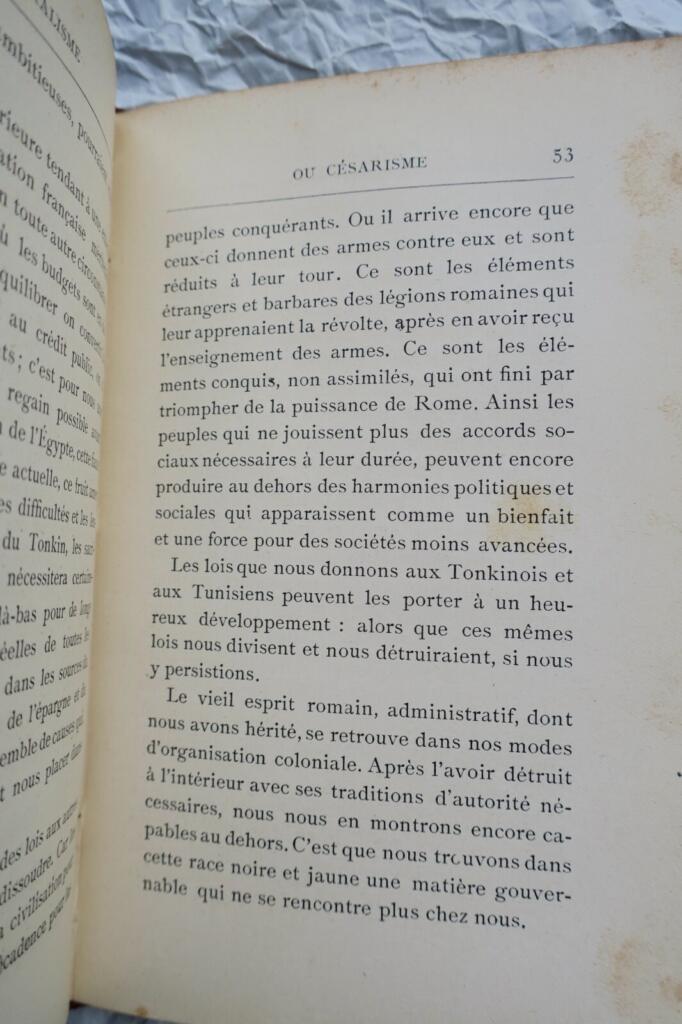 Hayem fédéralisme ou césarisme 1885
