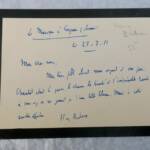 Henri BORDEAUX carte manuscrite autographe