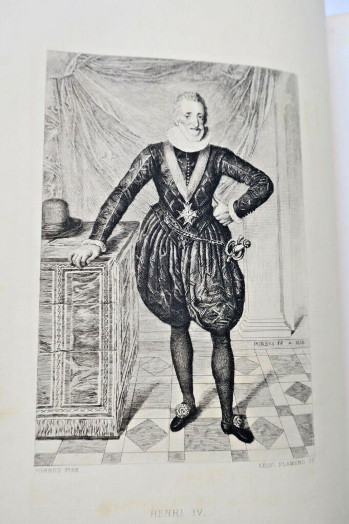 Biography of Henri IV with illustrations