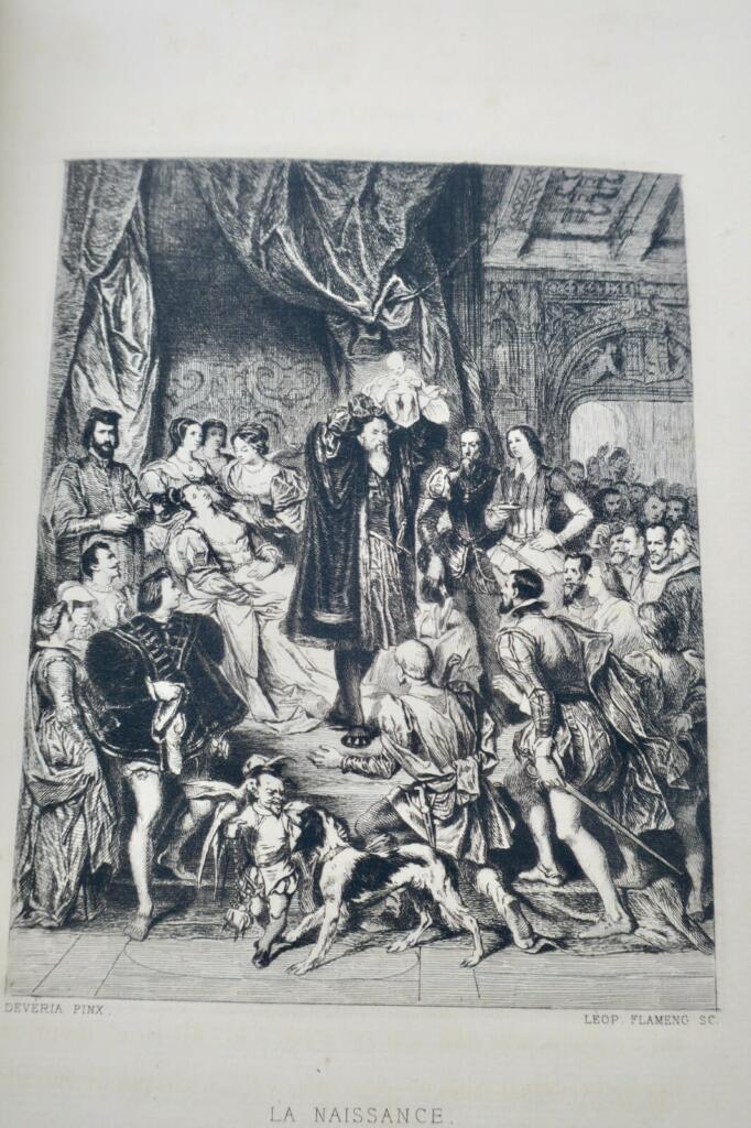 Biography of Henri IV with illustrations