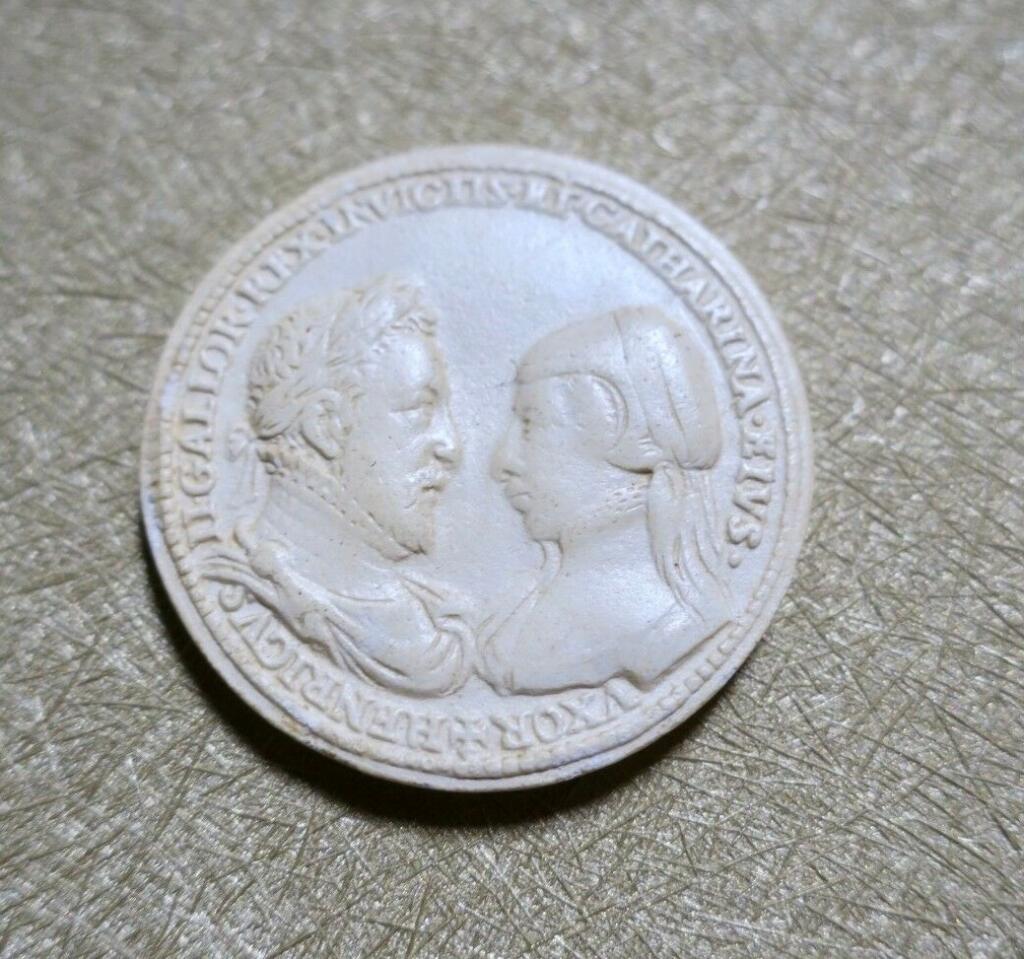 Medal of Henri IV and Catherine