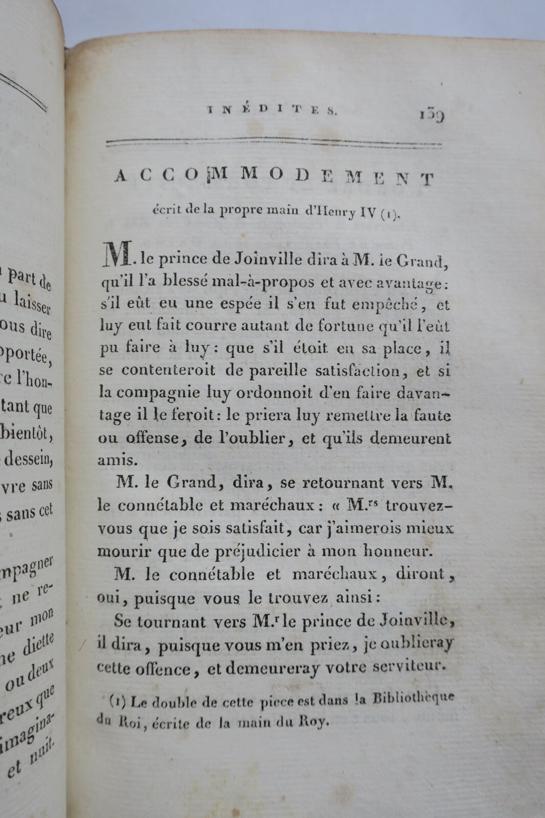 HENRI IV Lettres inédites d'Henri IV, et de plusieurs personnages célèbres 1802 – Image 4