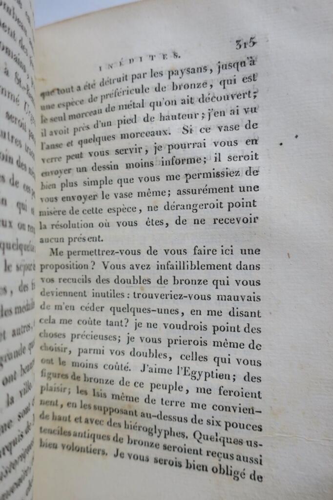 Unpublished letters of historical figures