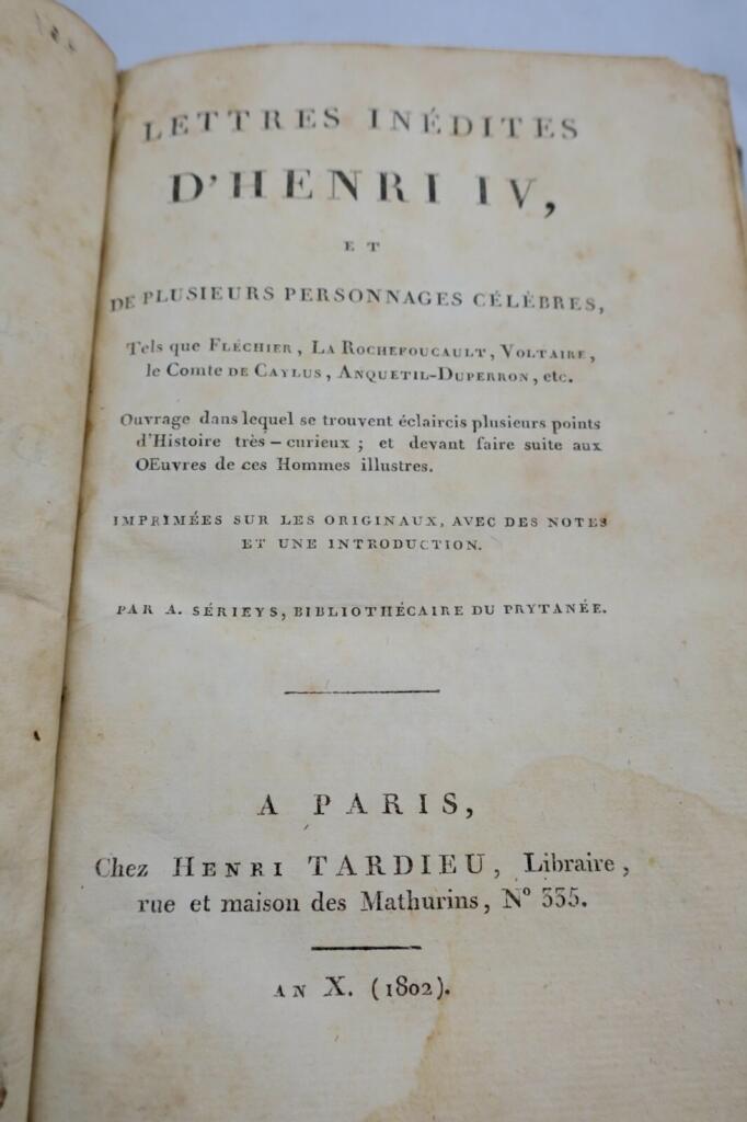 Unpublished letters of historical figures