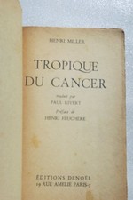 Henri MILLER TROPIQUE DU CANCER EDITIONS 1945 – Image 9