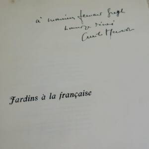 HENRIOT Emile JARDINS A LA FRANCAISE Sonnets 1911
