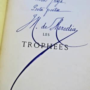 Heredia Les Trophées + dédicace + reliure