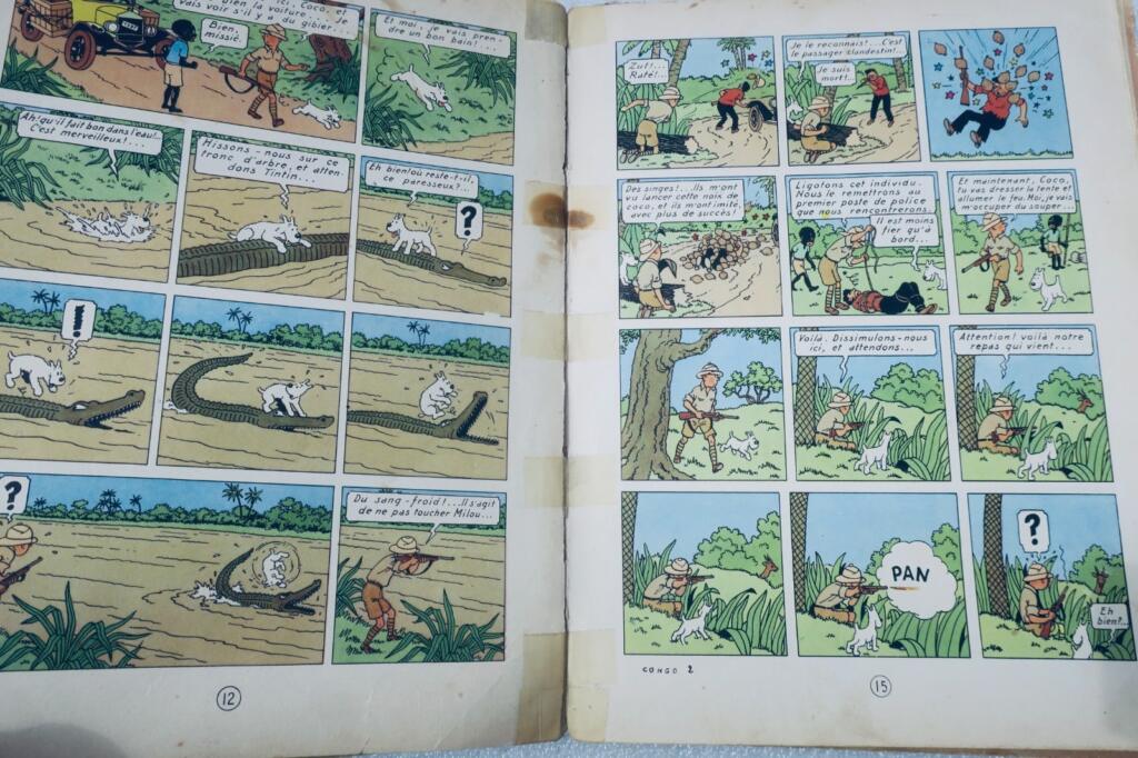 Hergé Les Aventures de Tintin: Tintin au Congo