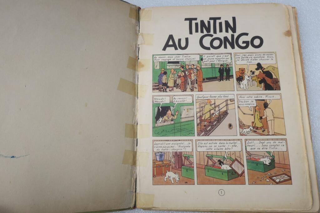 Hergé Les Aventures de Tintin: Tintin au Congo