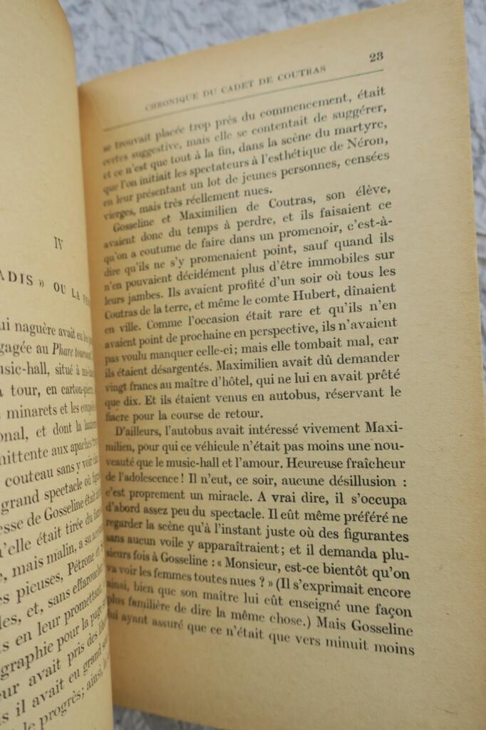 Chronik des Cadet de Coutras