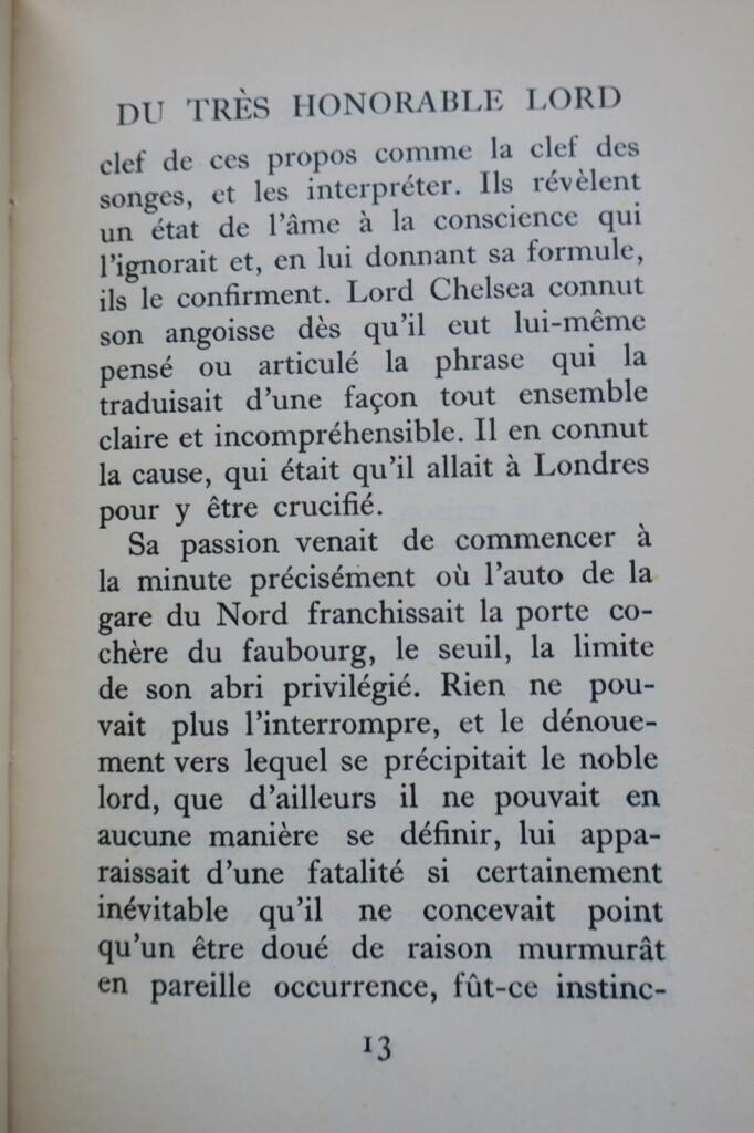 HERMANT Abel Le cycle de Lord Chelsea NRF EO