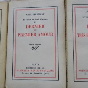 HERMANT Abel Le cycle de Lord Chelsea NRF EO