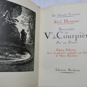 HERMANT BOUCHERY Souvenirs du Vicomte de Courpière par un témoin.