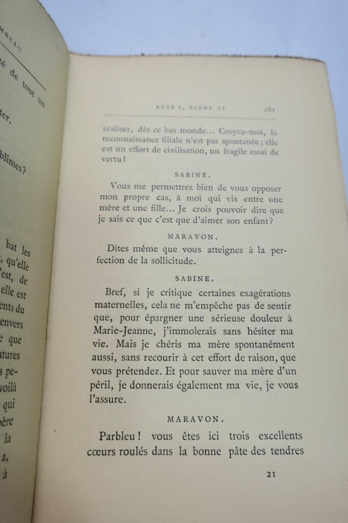 HERVIEU PAUL OEUVRES DE PAUL HERVIEU, THEATRE + dédicace