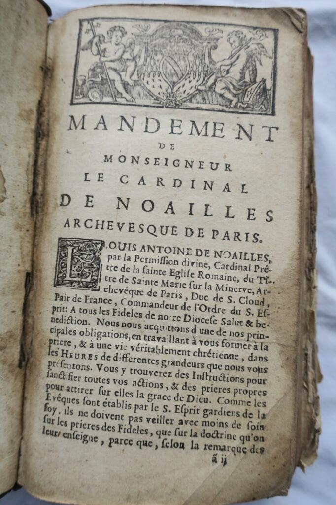 Cardinal de Noailles' Diocesan Prayer Book, 1728