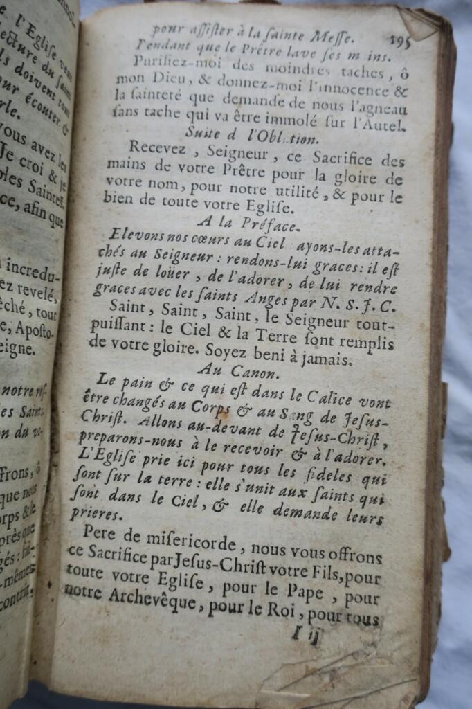 Cardinal de Noailles' Diocesan Prayer Book, 1728